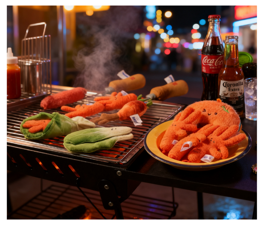 Wholesale BBQ Restaurant Series Plush Toy
