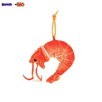 Bazuuyu BBQ Restaurant Seafood Series of Plush Toy Pendant Used for Desktop, Backpack Decorations or Gift Fun and Cute.