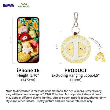 Local Warehouse-BAZUUYU Baba Orchard Series with Scented Plush Blind Box, Collectible Toys Home Decorations,Cute Bag Charm Pendant for Purse & Backpack, Holiday Birthday Gifts for Girls and Boy