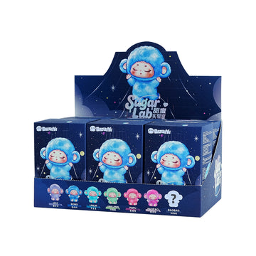 Local Warehouse-BAZUUYU Sugar Lab Collectible Plush Doll Blind Box 4.72 in, Random Design Action Figures Collectible Toys Home Decorations,Cute Bag Charm Pendant for Purse & Backpack
