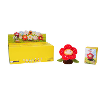Wholesale-Bazuuyu Easy Flower  Plush Blind Box, Kawaii Magnetic Flower Stuffed Doll Collectible Bag Charm