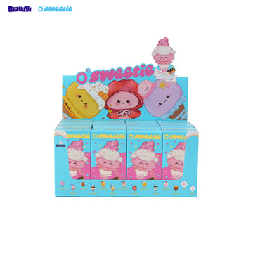 Wholesale-Bazuuyu 0℃Sweetie-Icecream Plush Blind Box, Kawaii Detachable Swapable Cone Stuffed Doll, Cute Collectible Mystery Toy Gift