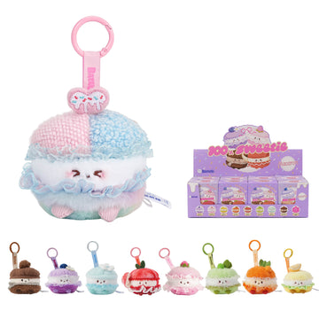 Wholesale-Bazuuyu 100% Sweetie Macaron Plush Blind Box,Collectible Toys Home Decorations,Cute Bag Charm Pendant  for Purse & Backpack, Holiday Birthday Gifts for Girls and Boys