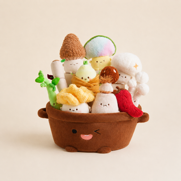 Presell-BAZUUYU Hot Pot Restaurant Series Vegetarian Mushroom Plush Toys
