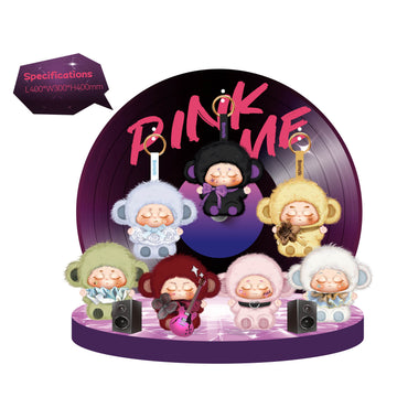 Local Warehouse-BAZUUYU PINK ME Collectible Plush Doll Blind Box 4.5 in, Random Design Action Figures Collectible Toys Home Decorations,Cute Bag Charm Pendant for Purse & Backpack