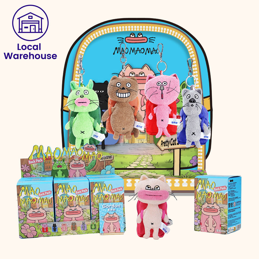 Wholesale MaoMaoMao Backpack Series 5.9 Inch Blind Box In 6pcs Counter Display