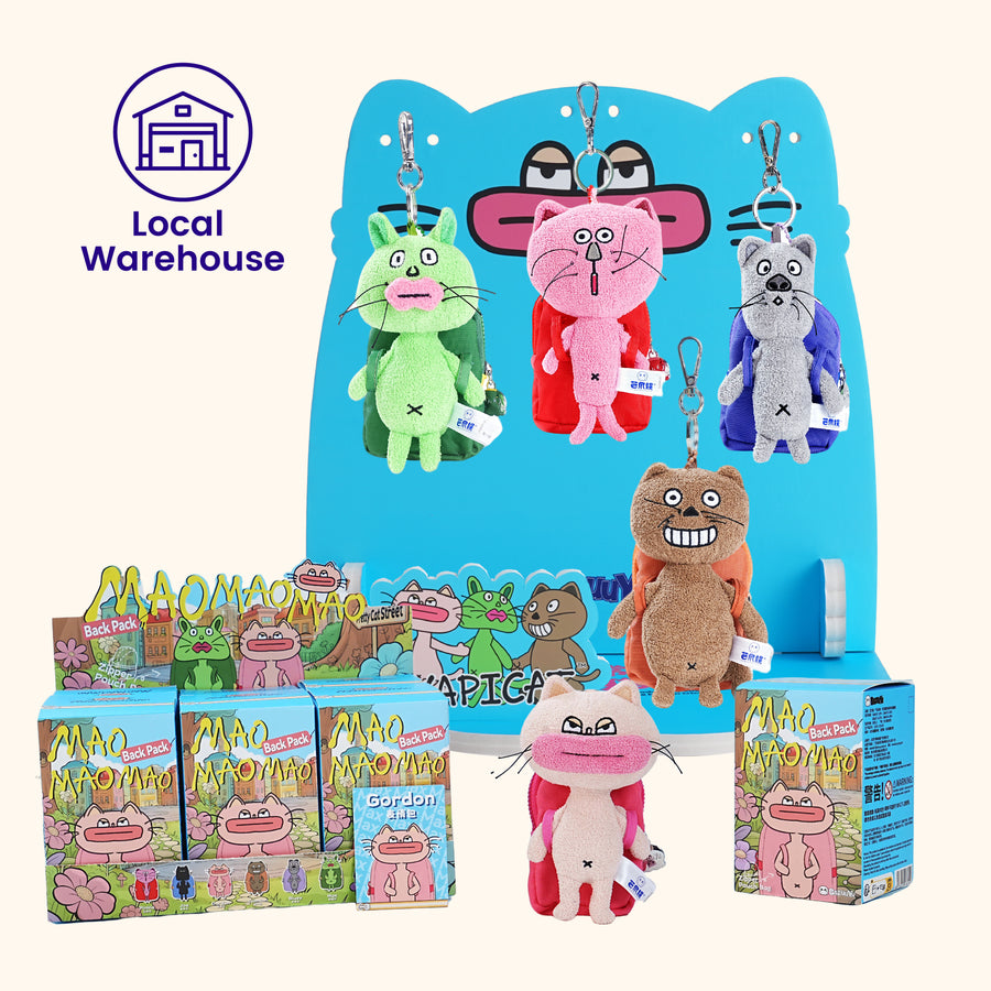 Wholesale MaoMaoMao Backpack Series 5.9 Inch Blind Box In 6pcs Counter Display