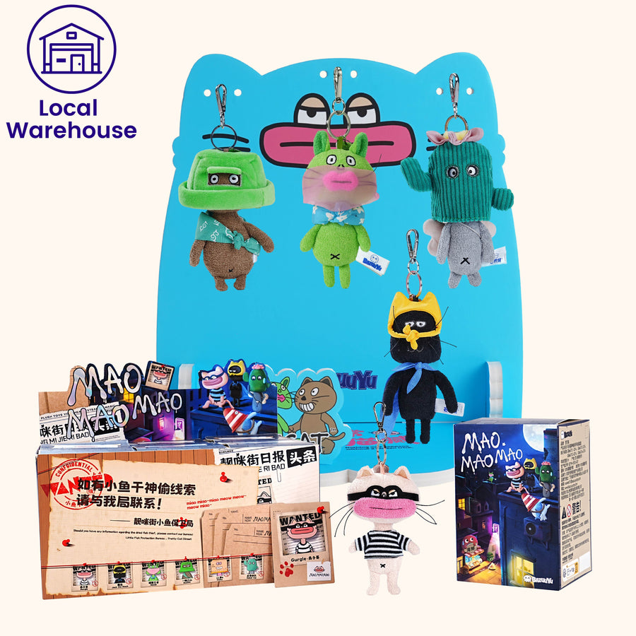 Wholesale MaoMaoMao Thief Series 5.32 Inch Blind Box In 6pcs Counter Display