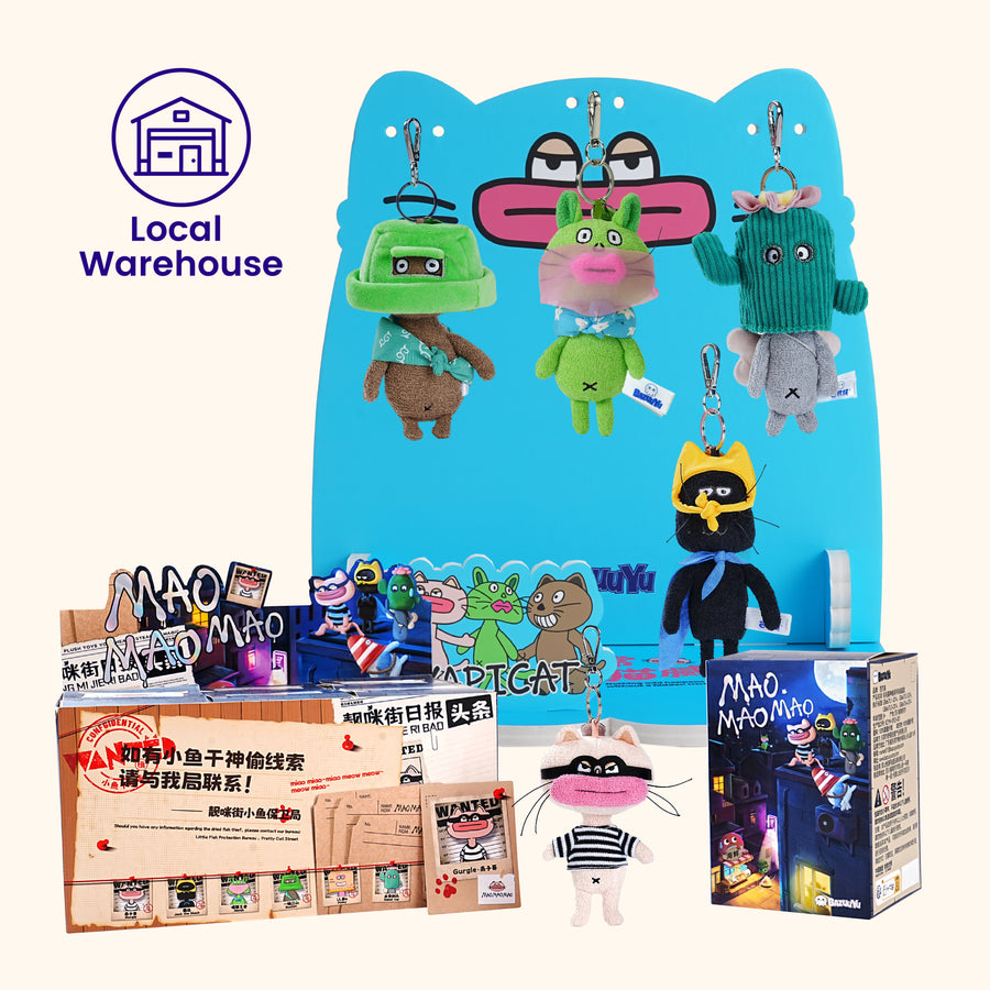 Wholesale MaoMaoMao Thief Series 5.32 Inch Blind Box In 6pcs Counter Display