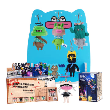 Local Warehouse-BAZUUYU Thief Series Plush Blind Box, Collectible Toys Home Decorations,Cute Bag Charm Pendant for Purse & Backpack, Holiday Birthday Gifts for Girls and Boys