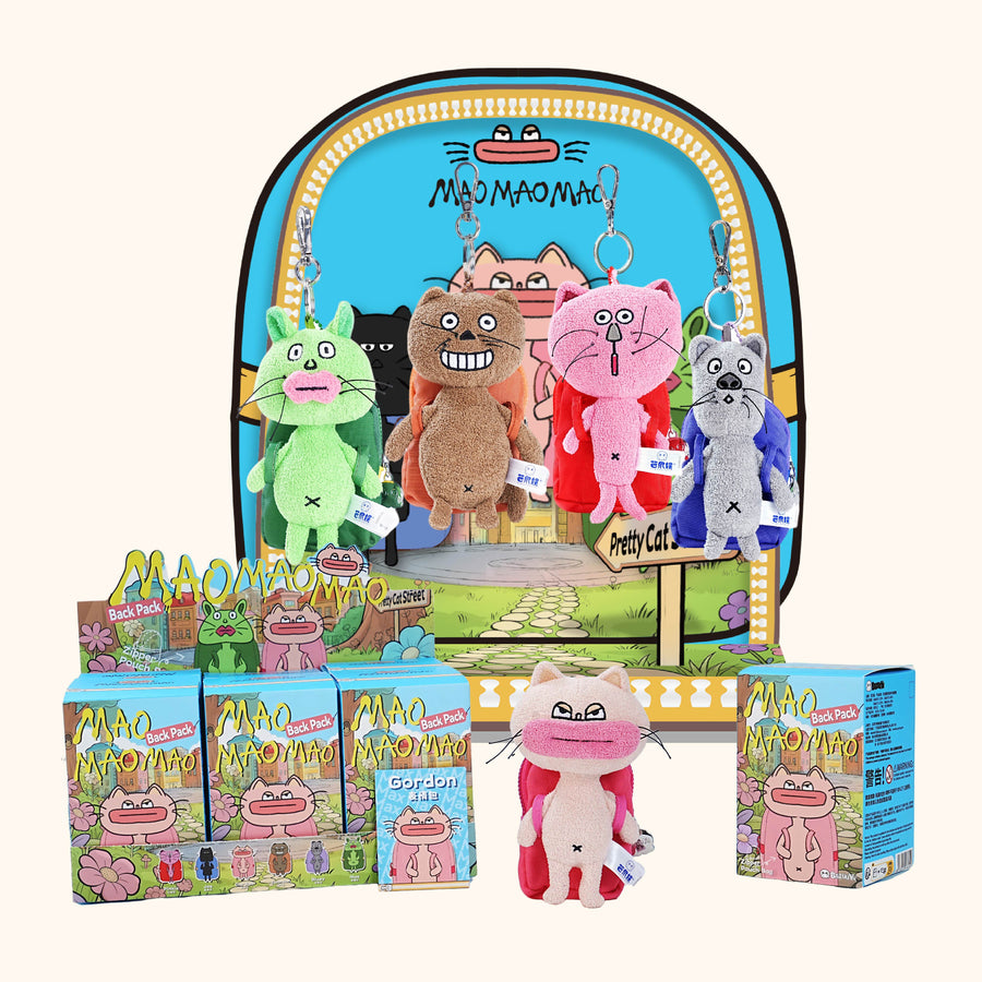 Wholesale MaoMaoMao Backpack Series 5.9 Inch Blind Box In 6pcs Counter Display